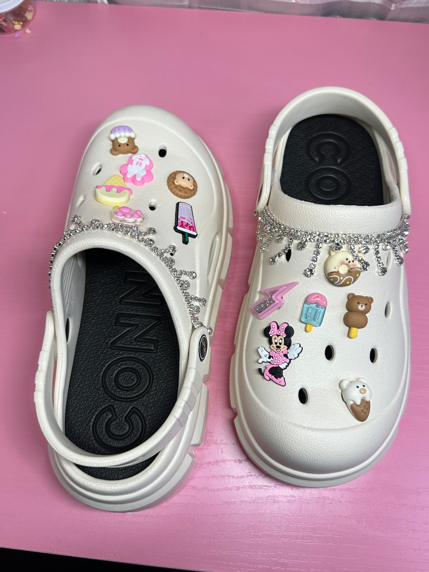Luxury White Slides